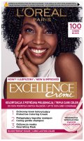 L'Oréal - EXCELLENCE Creme - Koloryzacja do włosów z potrójną pielęgnacją - 100 Czerń