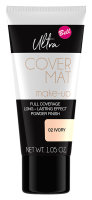 Bell - ULTRA COVER - Mat Make-Up - Intensywnie kryjący podkład do twarzy - 30 g - 02 Ivory - 02 Ivory