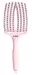 Olivia Garden - FingerBrush - Boar & Nylon - Szczotka do rozczesywania włosów - Pastel Pink - Large