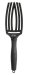 Olivia Garden - FingerBrush - Boar & Nylon - Detangling Brush - Full Black - Medium