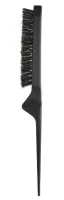 Olivia Garden - Expert - Style Up - Foldable Styling and Backcombing Brush - Matt Black 