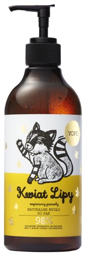 YOPE - KWIAT LIPY - Naturalne mydło do rąk - 500 ml