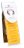 Olivia Garden - Jet Set - Self-Gripping Curlers - 30mm Hair Rollers - 6 Pieces - Yellow
