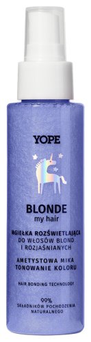 YOPE - BLONDE My Hair - Rozświetlająca mgiełka do włosów blond i rozjaśnionych - Ametyst - 100 ml