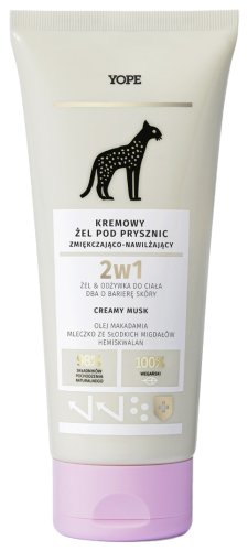 YOPE - CREAMY - Zmiękczająco-nawilżający kremowy żel pod prysznic - Creamy Musk - 200 ml