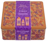 Tesori d'Oriente - KARMA Set - Gift Set of Body Care Cosmetics - Bath Cream 500 ml + Shower Gel 250 ml + Perfumed Eau de Toilette 100 ml 