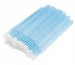 Clavier - Micro Applicator Eyelash Brushes - Lint-free eyelash applicators - Blue Glitter 2 mm - 100 pieces