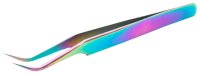 Clavier - Stainless Steel Eyelash Tweezers - Rainbow - PT4