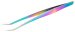 Clavier - Stainless Steel Eyelash Tweezers - Rainbow - PT11