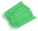 Clavier - Micro Applicator Eyelash Brushes - Aplikatory bezwłókienkowe do rzęs - Zielone 2 mm - 100 sztuk