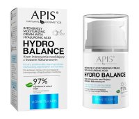 APIS - Hydro Balance - Intensively Moisturizing Cream - Intensywnie nawilżający krem do twarzy z kwasem hialuronowym - 50 ml