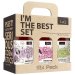 LaQ - Six Pack - Women's Six Pack - Set of 6 Mini Shower Gels for Women - 2 x Forget-me-not 100 ml + 2 x Magnolia and Pink Pepper 100 ml + 2 x Kiwi and Grapes 100 ml