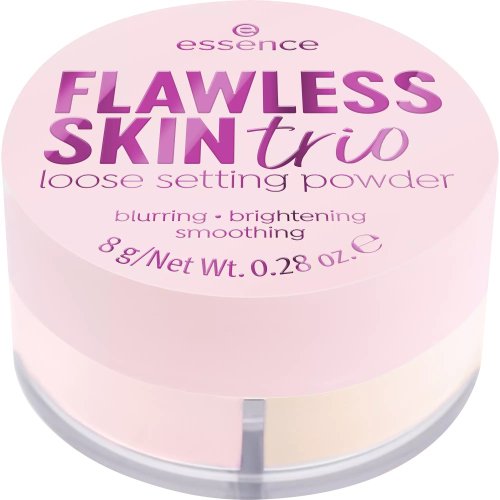 Essence - Flawless Skin Trio - Loose Setting Powder - Mattifying Face Powder - 8 g 