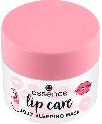 Essence - Lip Care - Jelly Sleeping Mask - Całonocna, nawilżająca maska do ust - 02 Strawberry Milkshake - 8 g