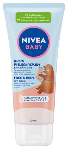 Nivea - BABY - Face & Body Soft Cream - 100 ml