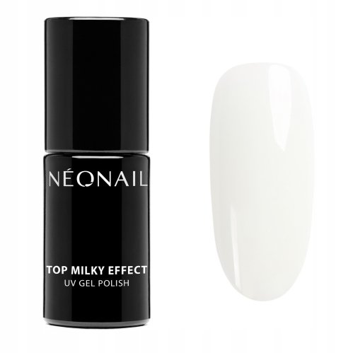 NeoNail - Top Milky Effect Creamy - UV Gel Polish - Mleczny top hybrydowy do paznokci - 10258-7 - 7,2 ml