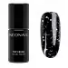 NeoNail - TOP CRUSH BLACK GLOSS - UV GEL POLISH - Błyszczący top hybrydowy z czarnymi drobinkami - 7,2 ml - 9900-7