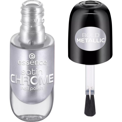 Essence - Satin Chrome Nail Polish - Metaliczny lakier do paznokci - 8 ml - 04 SteelGPT