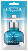 Eveline Cosmetics - FACE THERAPY PROFESSIONAL - Niacinamide Ampoule Mask - Kremowa maska przeciw niedoskonałościom - 8 ml