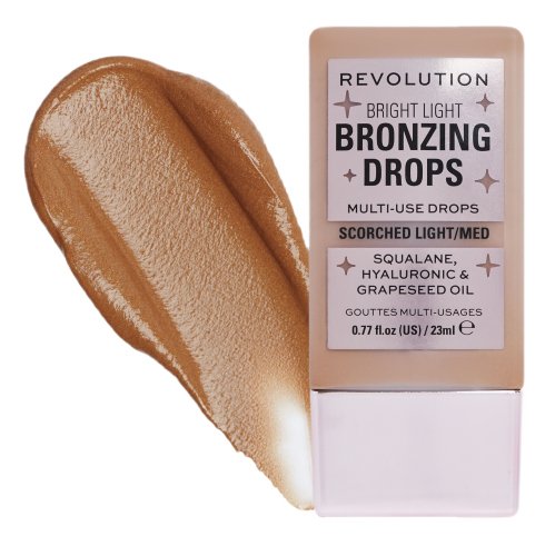 MAKEUP REVOLUTION - Bright Light Bronzing Drops - 23 ml - Scorched Light/Med