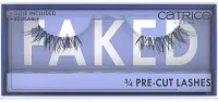 Catrice - FAKED - 3/4 PRE-CUT LASHES - Sztuczne rzęsy na pasku + klej