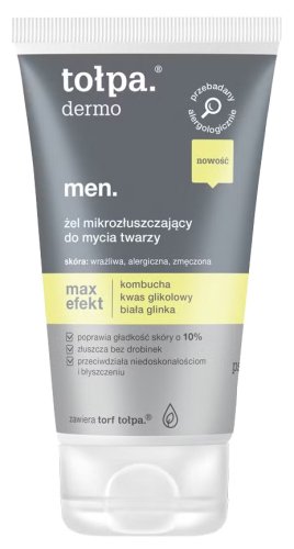 Tołpa - DERMO MEN - Micro-exfoliating Face Wash Gel - 150 ml