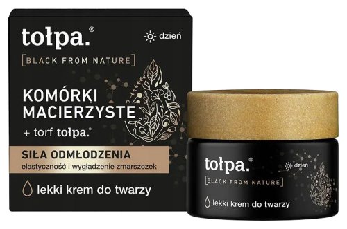 Tołpa - BLACK FROM NATURE - Lightweight Face Cream - Lekki krem do twarzy na dzień - 50 ml