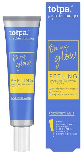 Tołpa - My Skin Changer - Oh My Glow - Illuminating Acid Peeling for Face and Eyes - 40 ml