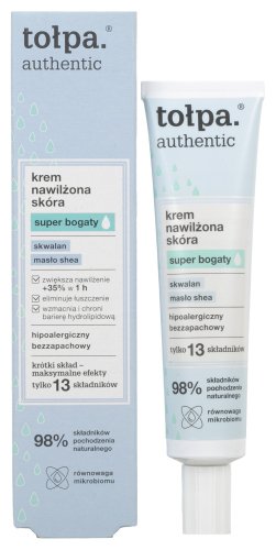 Tołpa - Authentic - Nawilżona skóra - Super bogaty krem do twarzy - 40 ml