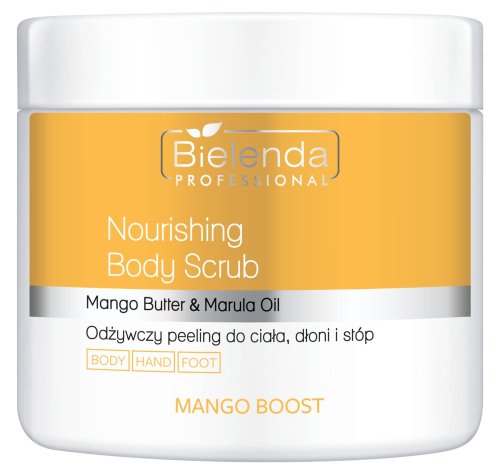 Bielenda Professional - MANGO BOOST - Nourishing Body Scrub for Body, Hands and Feet - 550 g