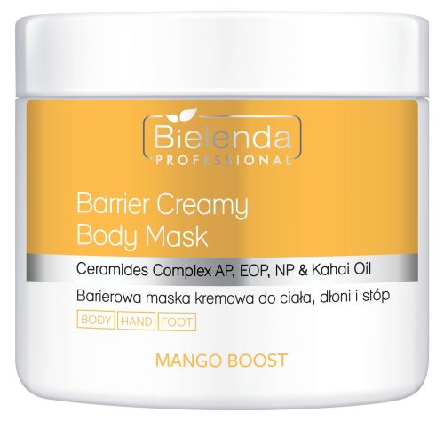 Bielenda Professional - MANGO BOOST - Barrier Creamy Body Mask for Body, Hands and Feet - 600 g
