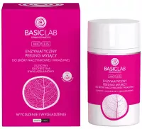 BASICLAB - MICELLIS - Cleansing Enzyme Peel - Enzymatyczny peeling myjący do skóry naczynkowej i wrażliwej - Wyciszenie i wygładzenie - 35 g