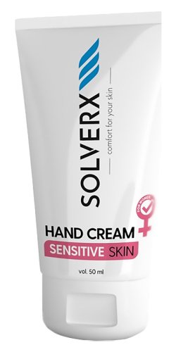 SOLVERX - Sensitive Skin - Hand Cream for Women - 50 ml