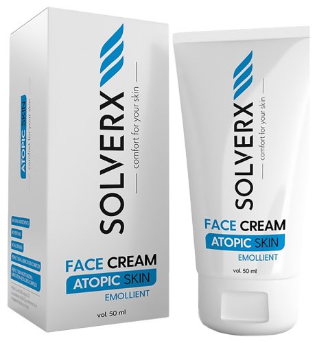 SOLVERX - Atopic Skin - Emollient Face Cream - 50 ml