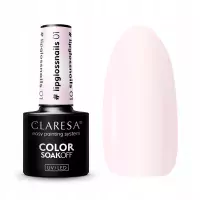 CLARESA - SOAK OFF UV/LED - Hybrid Nail Polish - 01 #Lipglossnails - 5 g