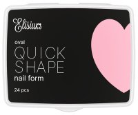Elisium - Oval Quick Shape Nail Form - Formy do przedłużania paznokci - 24 szt.