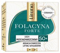 Lirene - FOLACYNA FORTE 50+ - Krem przeciwzmarszczkowy na dzień - 50 ml