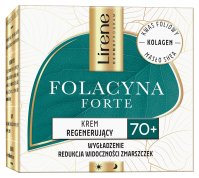 Lirene - FOLACYNA FORTE 70+ - Regenerujący krem do twarzy - 50 ml