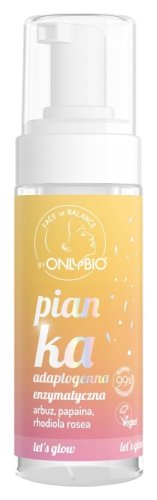 ONLYBIO - FACE IN BALANCE - Enzymatic Adaptogenic Foam - 150 ml