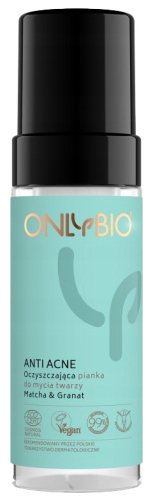 ONLYBIO - ANTI ACNE - Cleansing Foam - Matcha & Pomegranate - 150 ml
