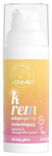 ONLYBIO - FACE IN BALANCE - Brightening Adaptogenic Cream with Vitamin C - 50 ml