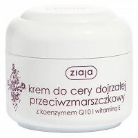 ZIAJA - Przeciwzmarszczkowy krem do cery dojrzałej - Koenzym Q10 i witamina E - 50 ml 