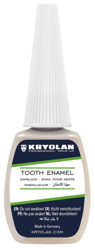 KRYOLAN - Tooth Enamel - Zahnlack - Colored tooth lacquer - 12 ml - BLACK