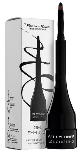 Pierre René - Gel Eyeliner - Waterproof gel eyeliner - 01 CARBON BLACK