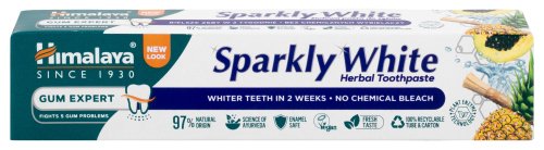 Himalaya - GUM EXPERT - Sparkly White Herbal Toothpaste - Ziołowa pasta wybielająca - 75 ml