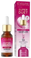 Eveline Cosmetics - SUPER DUET - Lifting Serum with 5% Peptides and Collagen - 18 ml