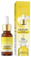 Eveline Cosmetics - SUPER DUET - Serum against Discoloration - Serum na przebarwienia z 15% witaminą C i niacynamidem - 18 ml