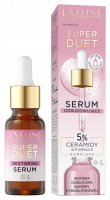Eveline Cosmetics - SUPER DUET - Restoring Serum - Regenerating Face Serum with 5% Ceramides and Vitamin E - 18 ml