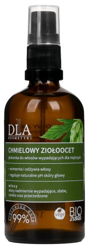 Kosmetyki Dla - Chmielowy Ziołoocet - Płukanka dla włosów wypadających dla mężczyzn - 100 g