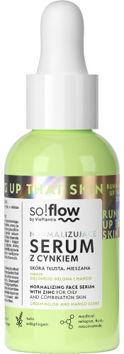 So!Flow - Normalizing Face Serum with Zinc - Normalizujące serum z cynkiem - 30 ml 